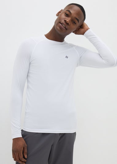 Souluxe White Base Layer Long Sleeve Top