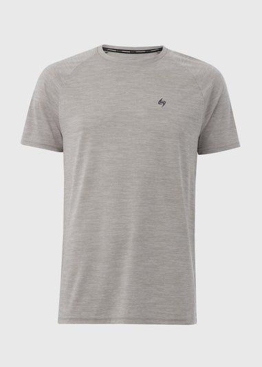 Souluxe Grey Two Tone T-Shirt