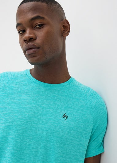 Souluxe Aqua Two Tone T-Shirt