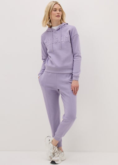 Lilac Cuffed Jogging Bottoms