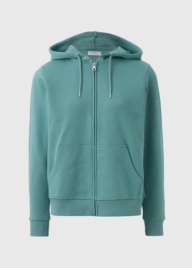 Green Zip Up Hoodie