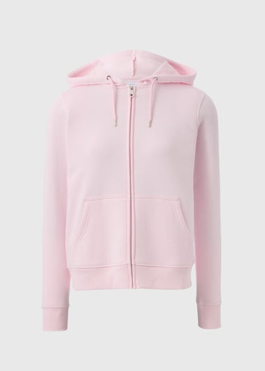 Pink Zip Up Hoodie