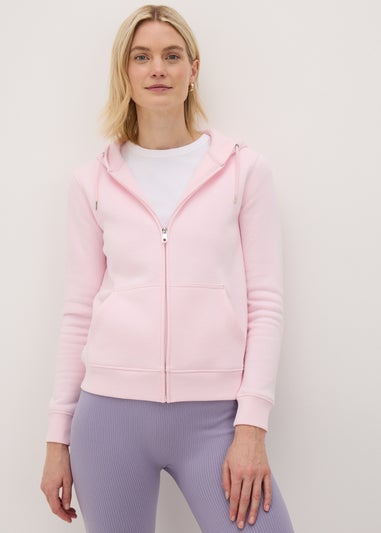 Pink Zip Up Hoodie