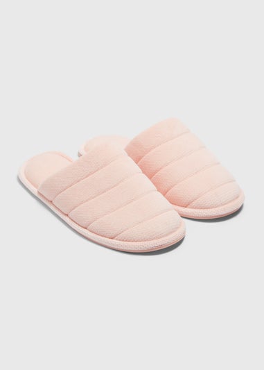 Pink Mule Slippers