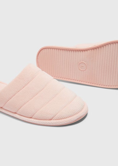 Pink Mule Slippers