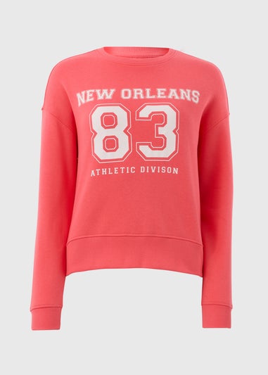 Coral New Orleans Sweatshirt