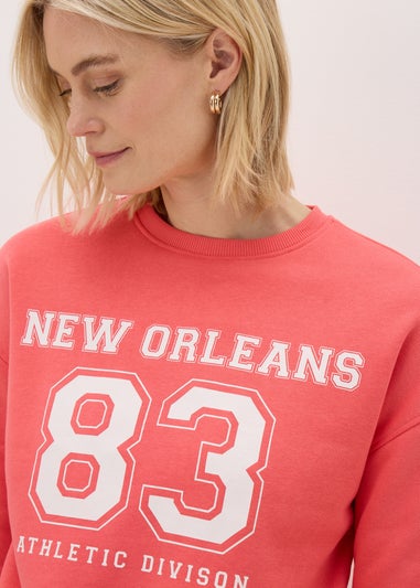 Coral New Orleans Sweatshirt