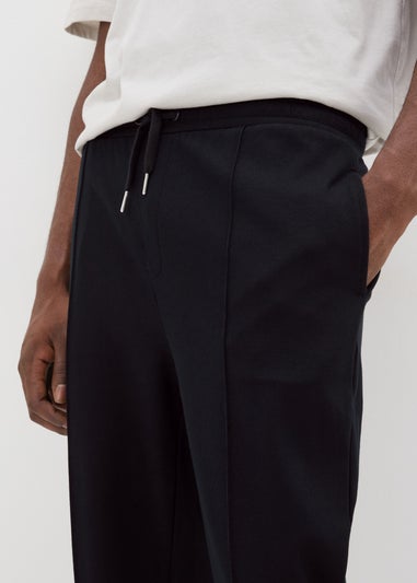 Black Tapered Jogging Bottoms