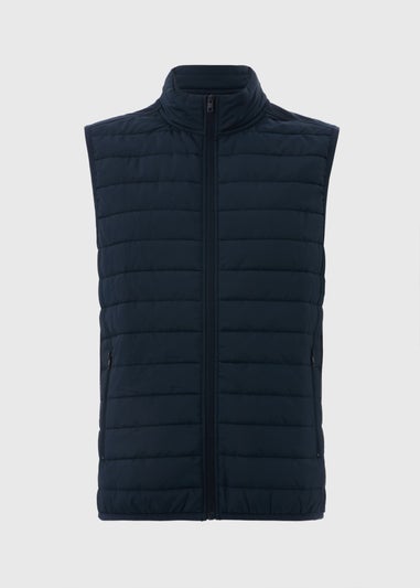 Navy Hybrid Padded Gilet