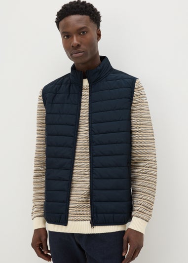 Navy Hybrid Padded Gilet