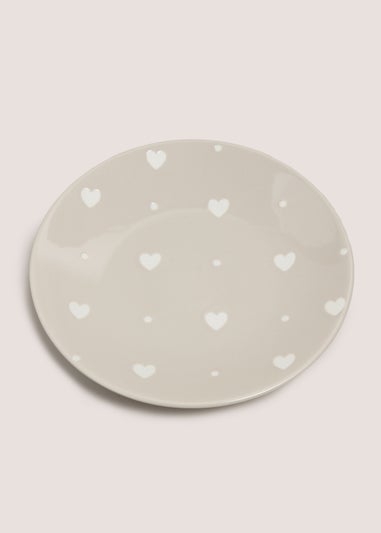 Neutral Heart Side Plate