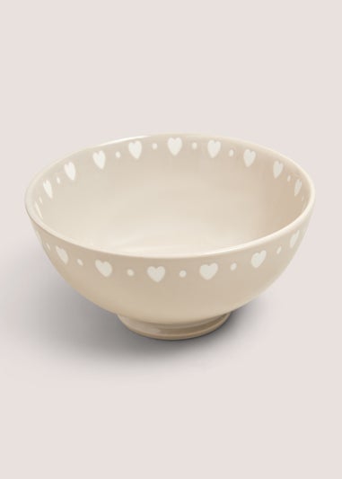 Neutral Heart Bowl