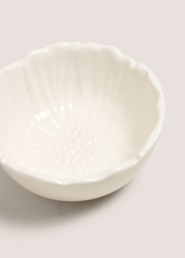 White Meadow Flower Side Plate