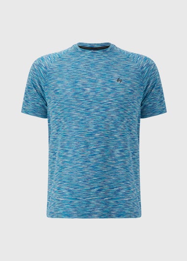 Souluxe Blue Space Dye T-Shirt