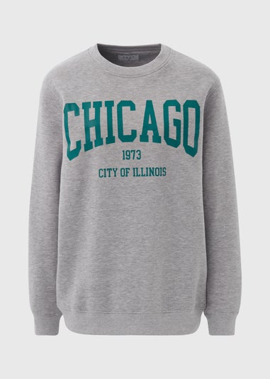 Grey Chicago Sweatshirt