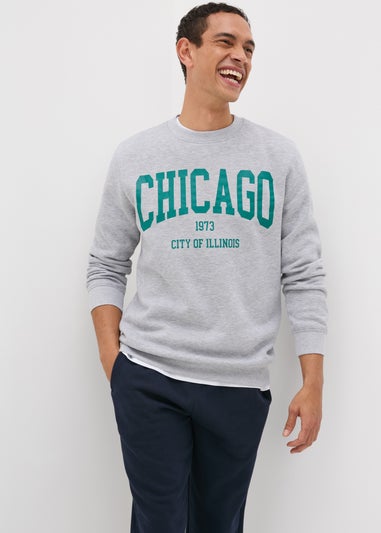 Grey Chicago Sweatshirt