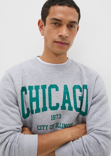 Grey Chicago Sweatshirt