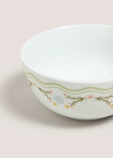 Rabbit Floral Bowl