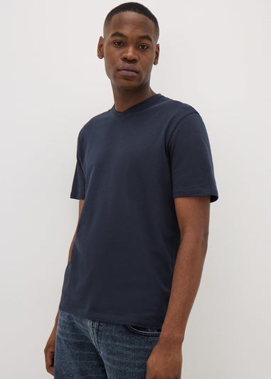 Navy Essential V-Neck T-Shirt