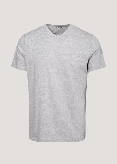 Grey Essential V-Neck T-Shirt