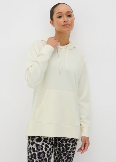 Souluxe Cream Longline Hoodie