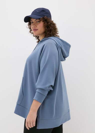 Souluxe Blue Longline Hoodie