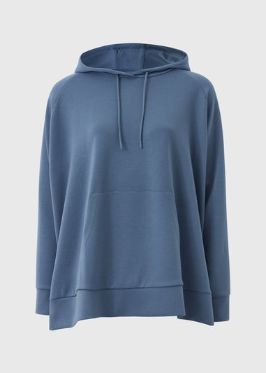 Souluxe Blue Longline Hoodie