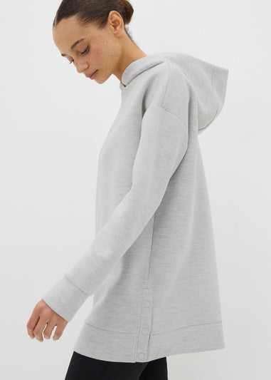 Souluxe Grey Scuba Hoodie