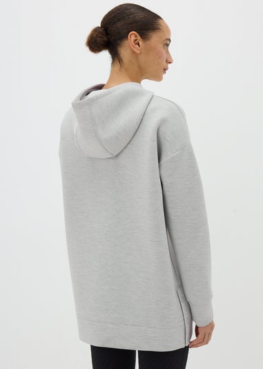 Souluxe Grey Scuba Hoodie