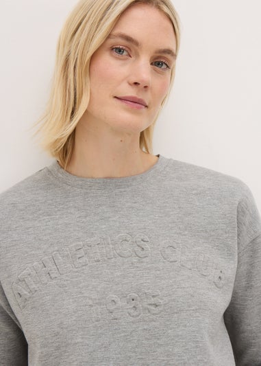 Souluxe Grey Athletics Club Sweatshirt