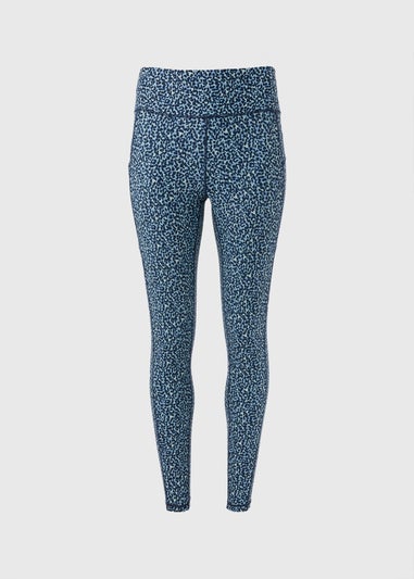 Souluxe Navy Textured Leggings