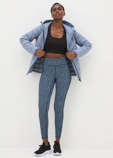 Souluxe Navy Textured Leggings