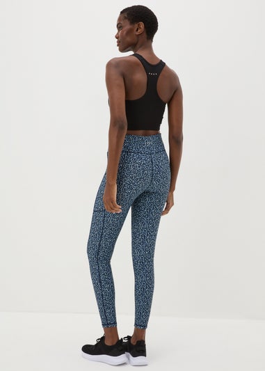 Souluxe Navy Textured Leggings