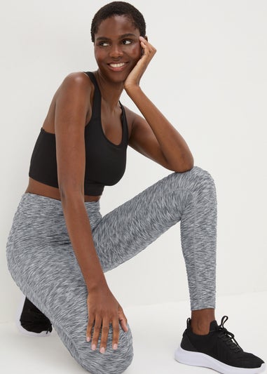 Souluxe Grey Textured Leggings