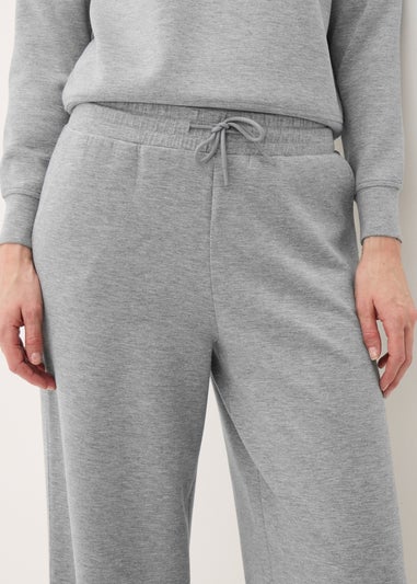 Souluxe Grey Wide Leg Jogging Bottoms