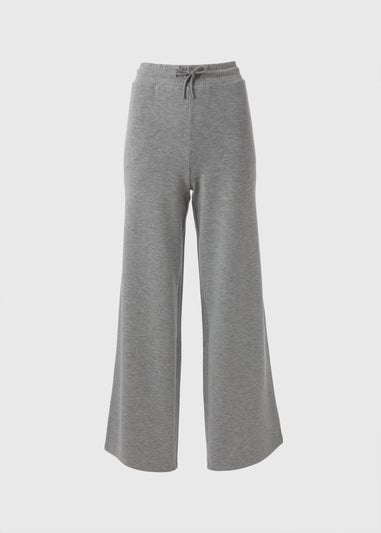 Souluxe Grey Wide Leg Jogging Bottoms