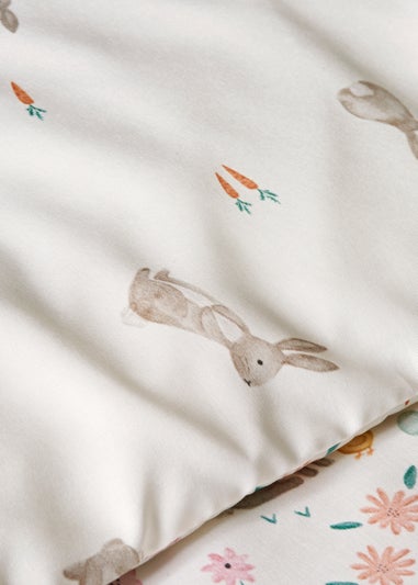 Multicolour Bunny & Carrot Duvet Set