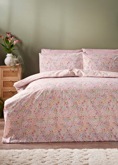 Pink Ditsy Floral Duvet Set