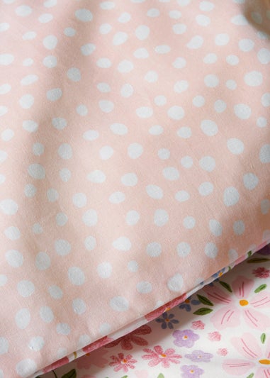 Pink Ditsy Floral Duvet Set