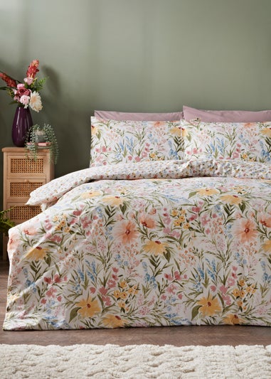 Multicolour Meadow Floral Duvet Set