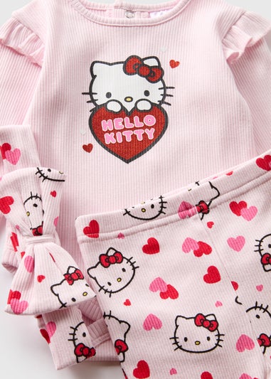 3 Pack Hello Kitty Girls Top & Legging Set (Newborn-18mths)