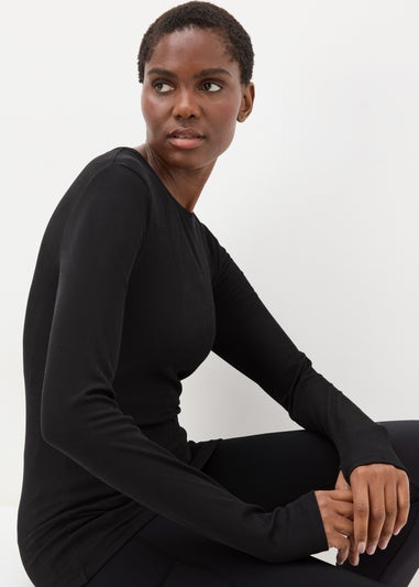 Souluxe Black Base Layer Long Sleeve T-Shirt