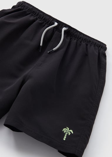 Boys Black Swim Shorts (7-15yrs)