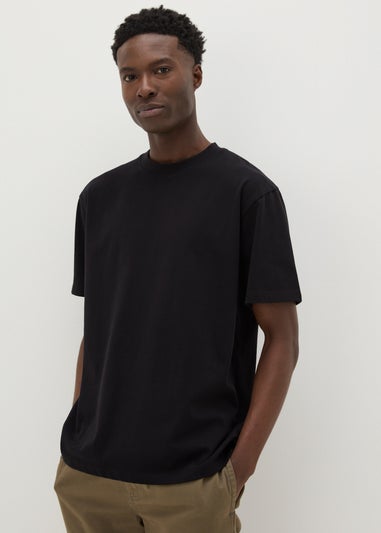 Black Oversized Heavyweight T-Shirt