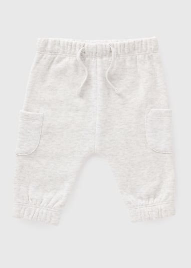 Baby Grey Cargo Jogging Bottoms (Newborn-23mths)