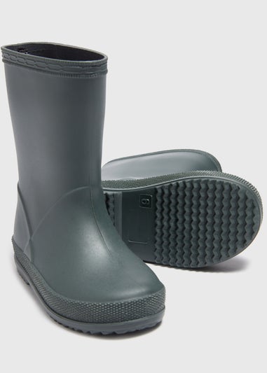 Kids Khaki Wellies (Younger 4-12)