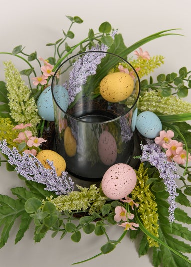 Easter Egg Candle Wreath