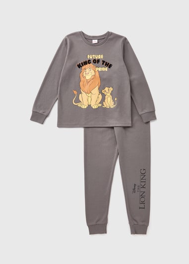 Disney Kids Charcoal Lion King Pyjama Set (7-13yrs)