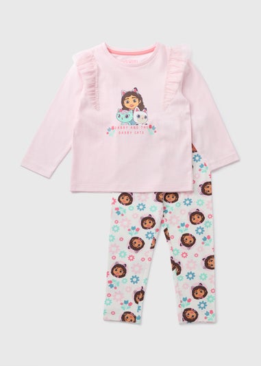 Gabby's Dollhouse Girls Pink Top & Legging Set (1-7yrs)