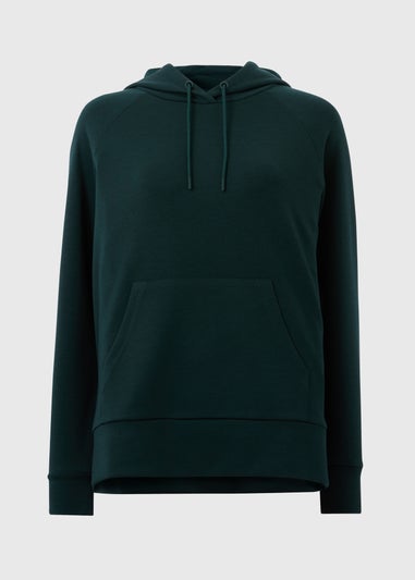 Souluxe Dark Green Longline Hoodie